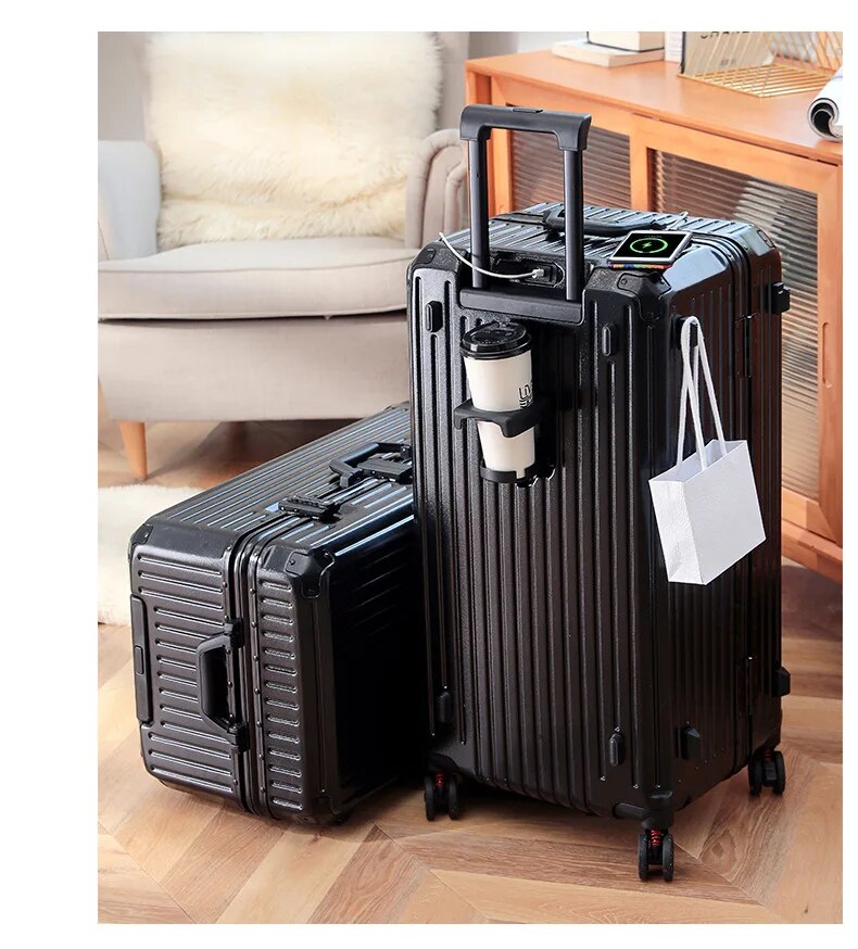 Large Capacity Luggage Suitcase Aluminum frame 24/26 Inch