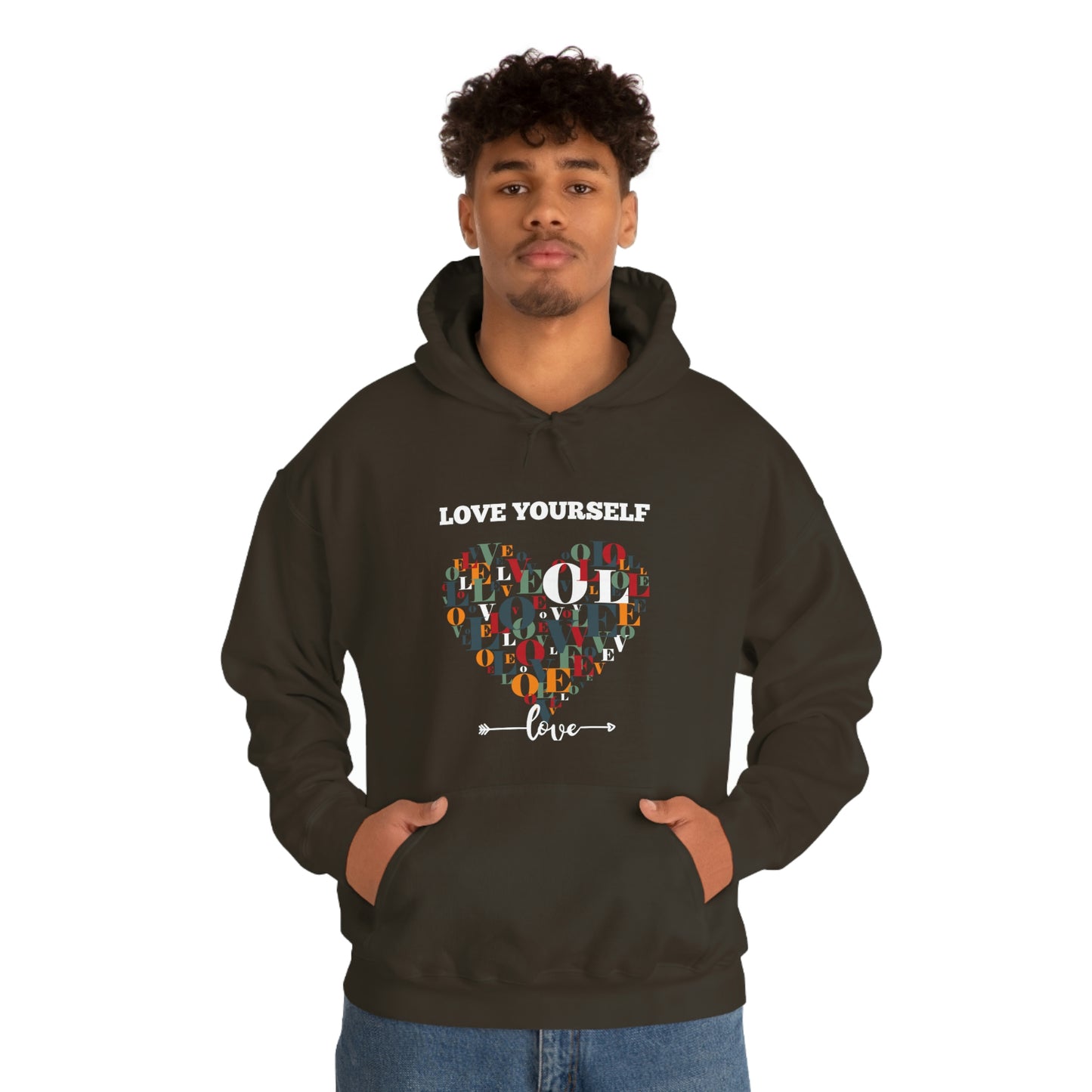 Love Yourself- Unisex Heavy Blend™ Hooded Sweatshirt