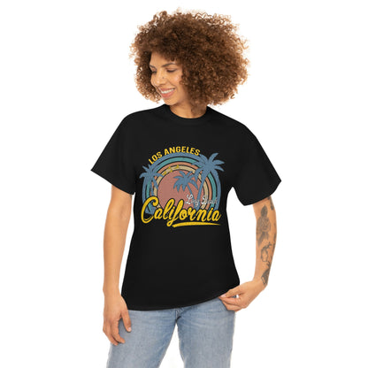 Los Angeles-California Vintage Unisex Heavy Cotton Tee