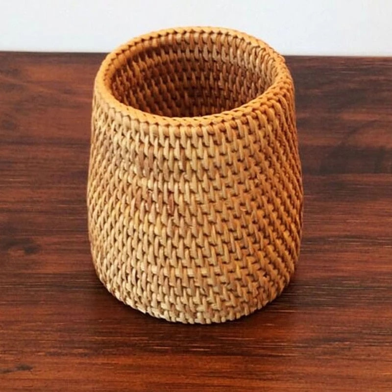 Home Storage Baskets Organizer -rattan by hand-weaving, eco-friendly