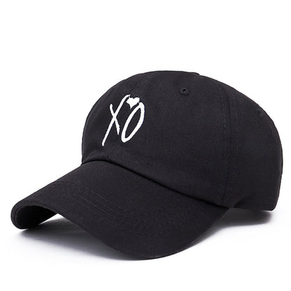 Black Fashion adjustable XO hat