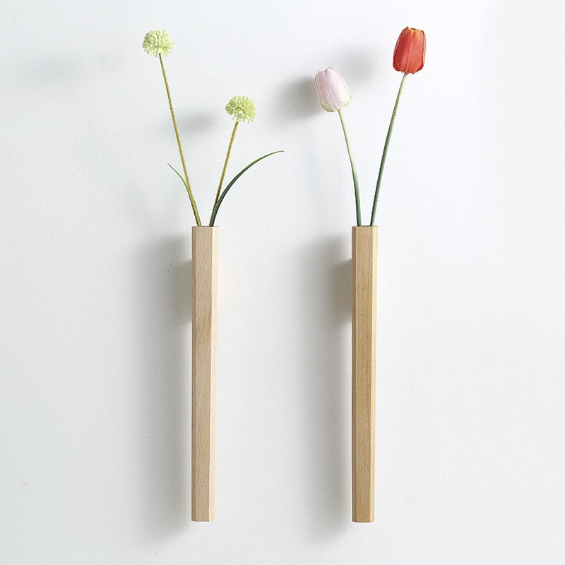 Wooden Hanging Vase