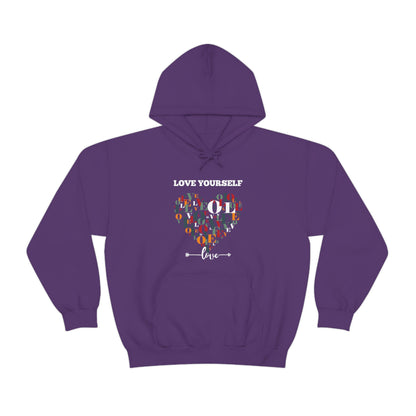 Love Yourself- Unisex Heavy Blend™ Hooded Sweatshirt