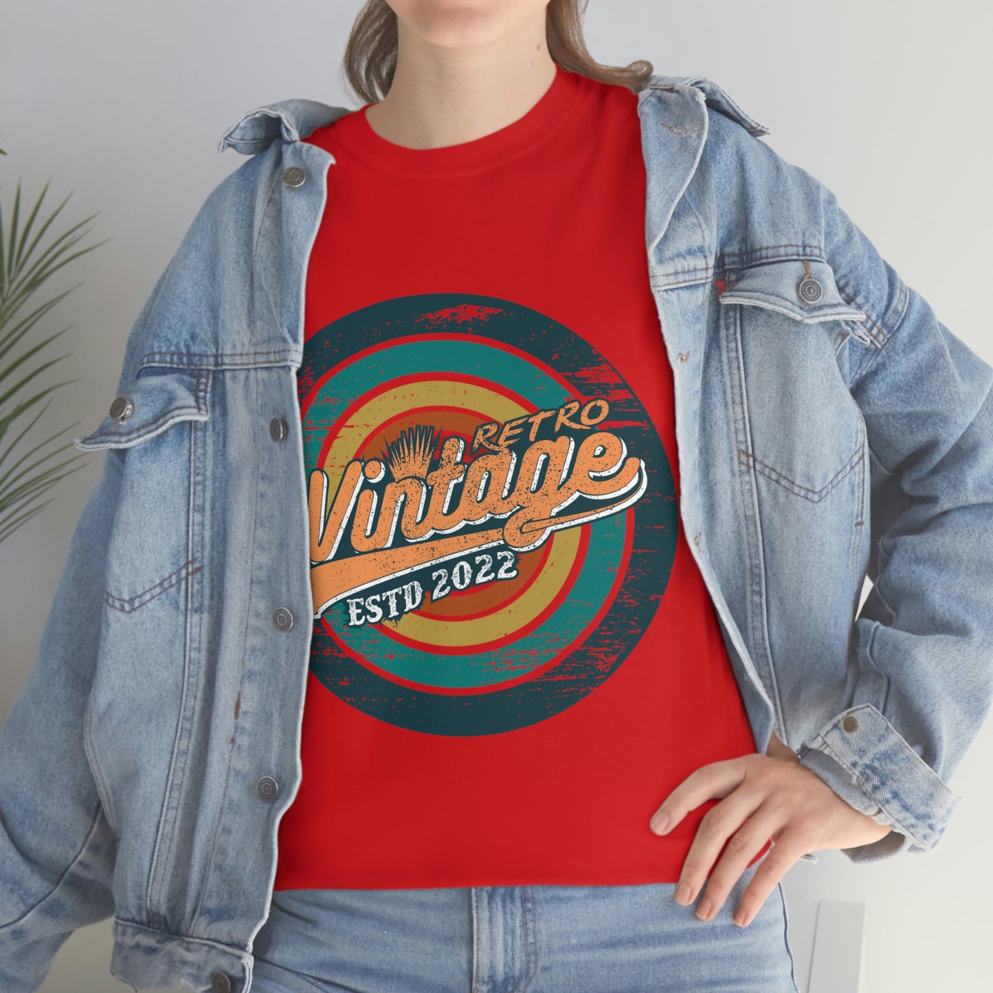 Vintage -Unisex Heavy Cotton Tee