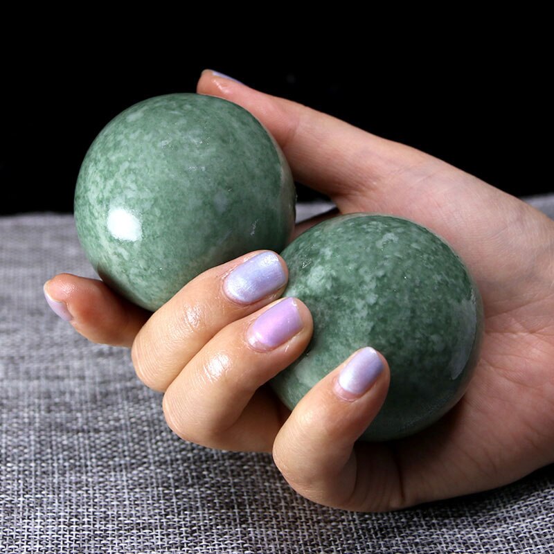 50mm Natural Jade Baoding Balls