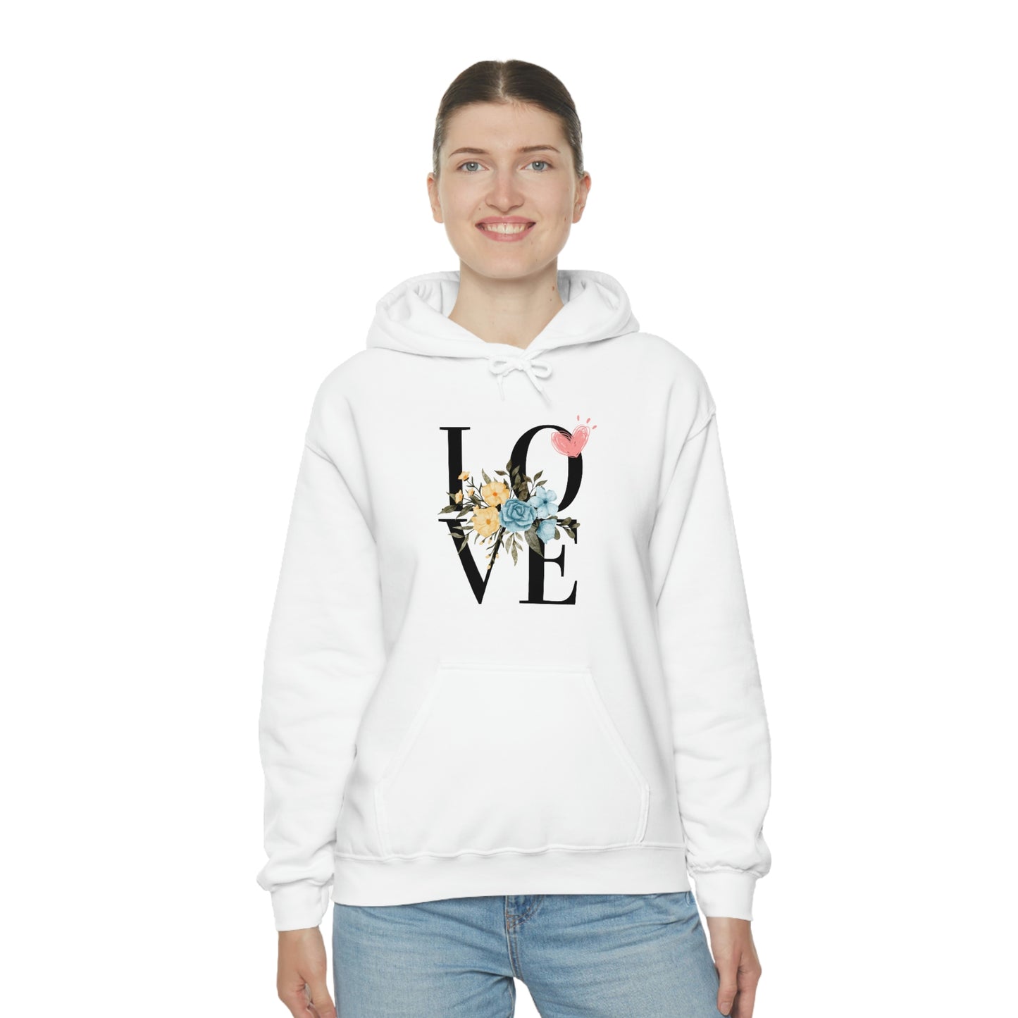 LOVE- Unisex Heavy Blend™ Hooded Sweatshirt