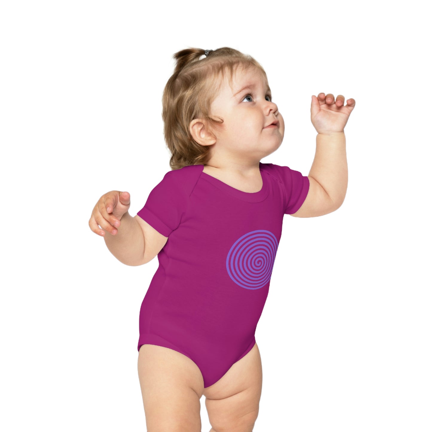 Pattern - Combed Cotton Baby Bodysuit