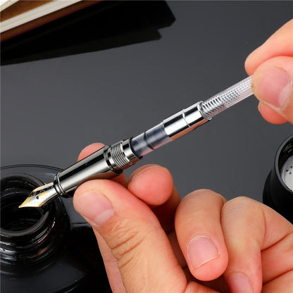 0.5mm Nib Luxury Silver Plating Fountain Pen