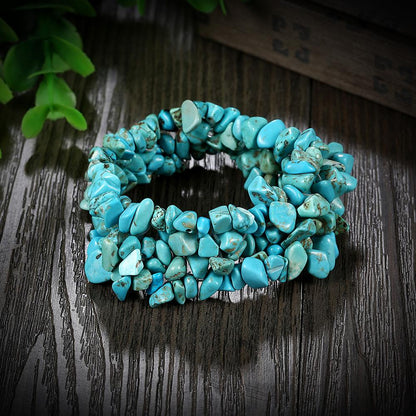 Turquoise Natural Stone Stretch Bracelet