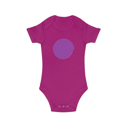 Pattern - Combed Cotton Baby Bodysuit