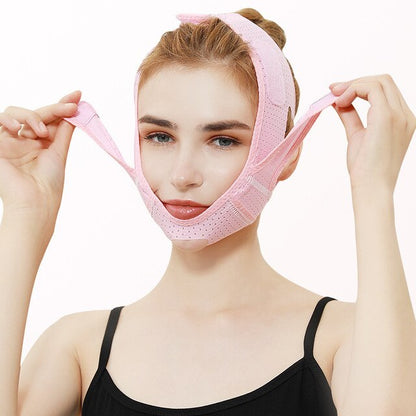 Breathable V Face Cheek Lift Up Band Face Thin Mask Reduce Double Chin V-Line Shaping Bandage Anti Wrinkle Face Bandage