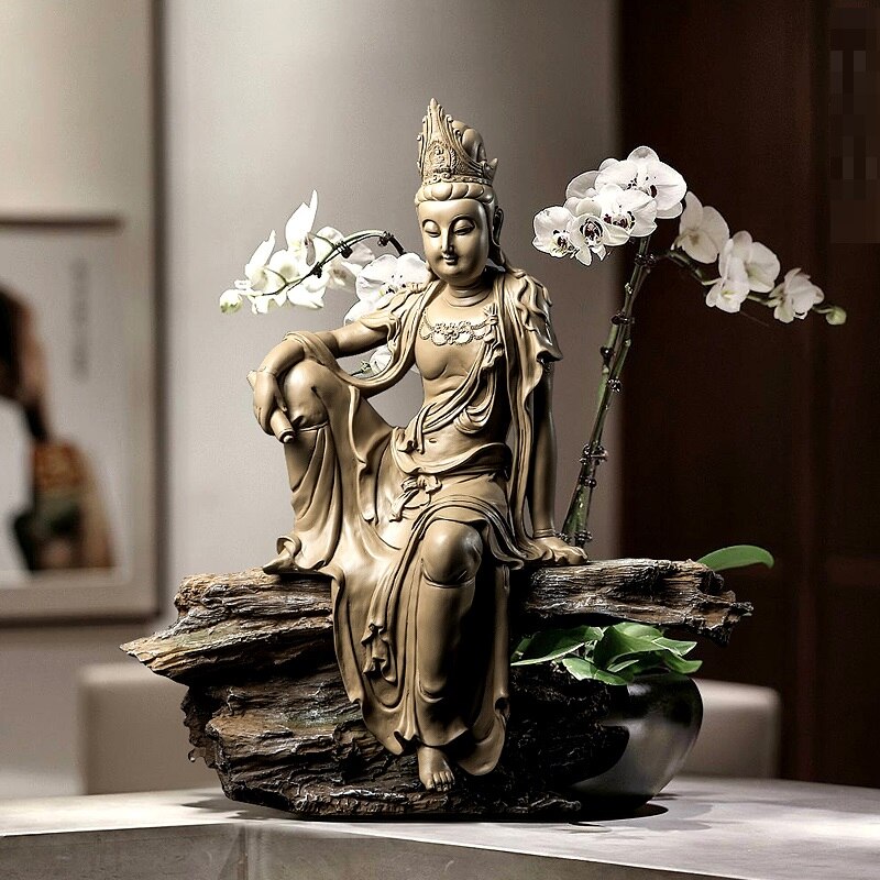 Chinese Zen  Guanyin Buddha Statue