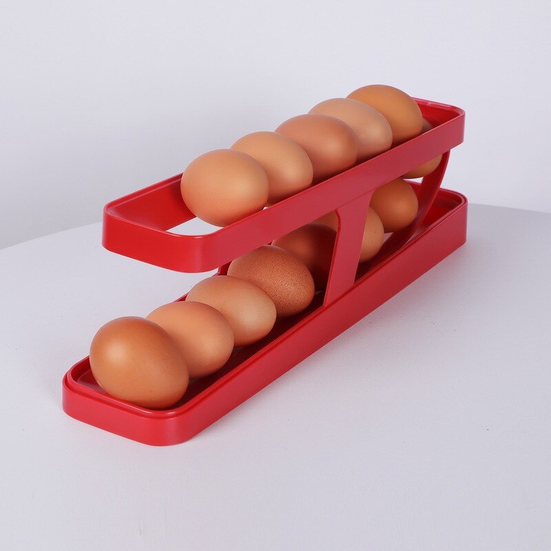 Automatic Scrolling Egg Rack Holder