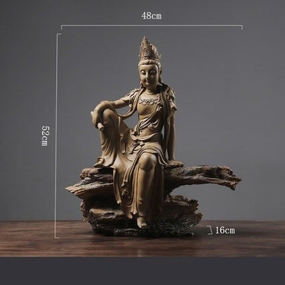 Chinese Zen  Guanyin Buddha Statue