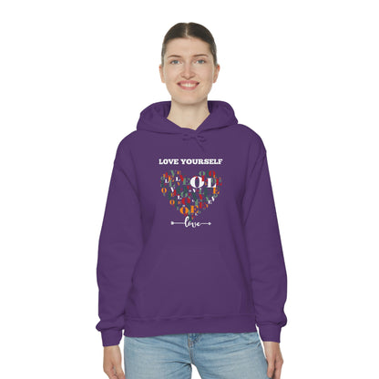 Liebe dich selbst – Unisex Heavy Blend™ Kapuzenpullover