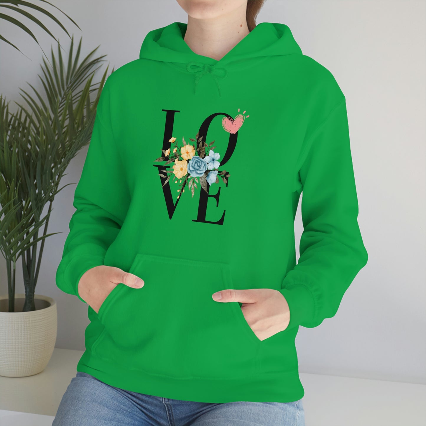 LOVE- Unisex Heavy Blend™ Hooded Sweatshirt