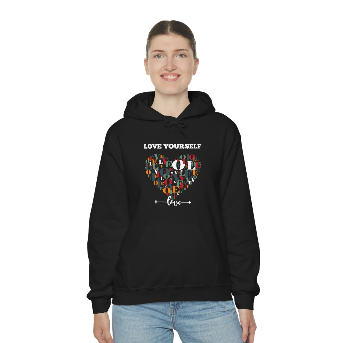 Love Yourself- Unisex Heavy Blend™ Hooded Sweatshirt