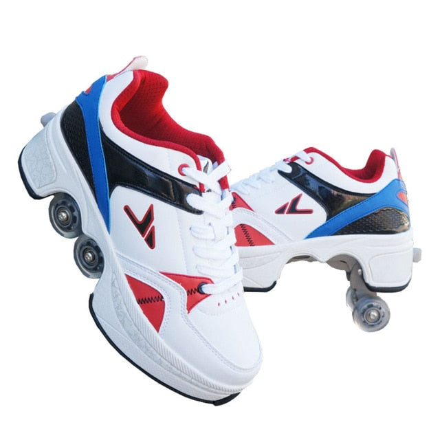 Trendy Roller Skate Shoes -4 Wheels