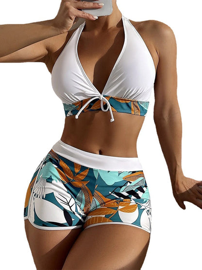 2022 New High Waist Sexy Swimsuit Women Summer Bathing Suit Bikini Set Plus Size Swimwear Women Beach Swimming Suit