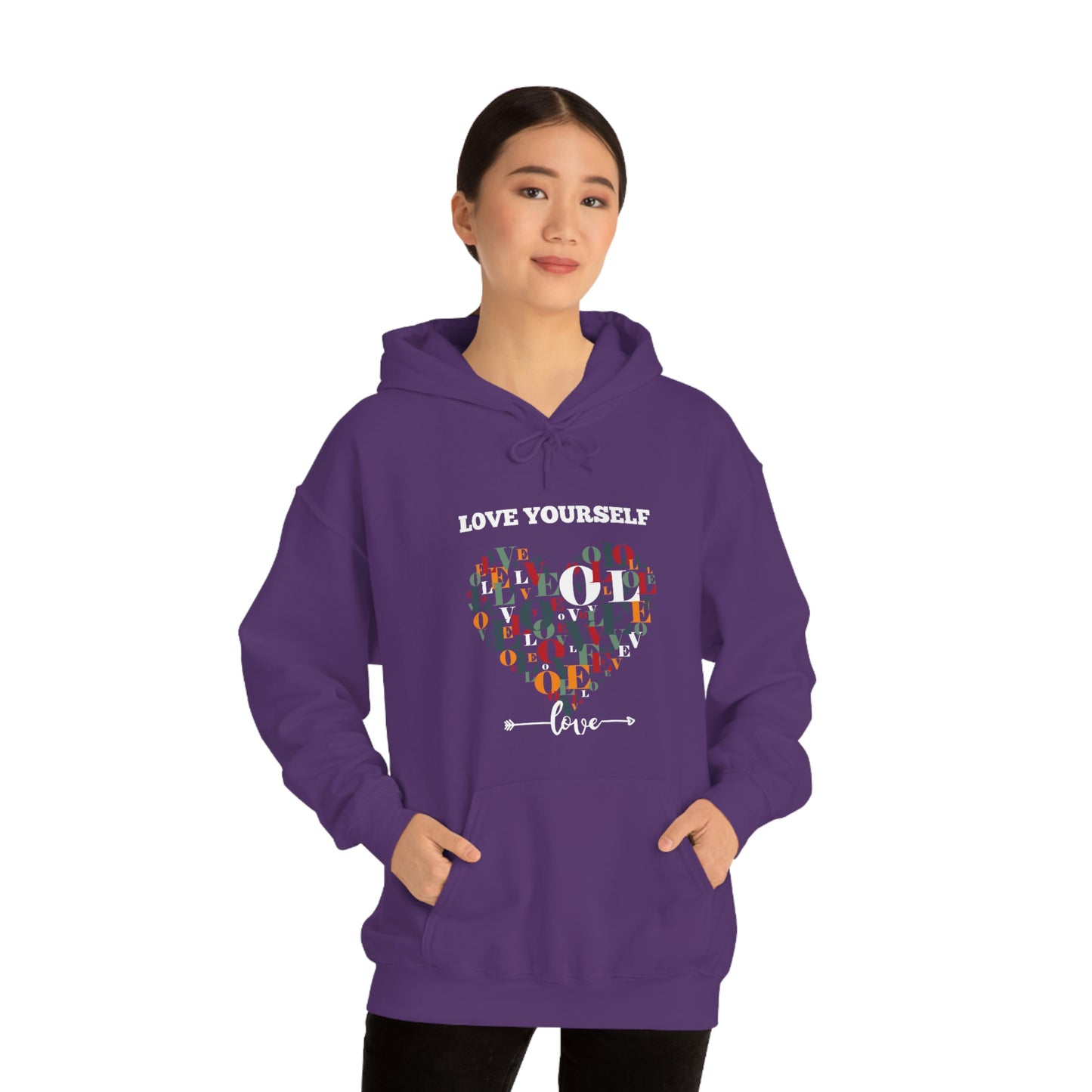 Liebe dich selbst – Unisex Heavy Blend™ Kapuzenpullover