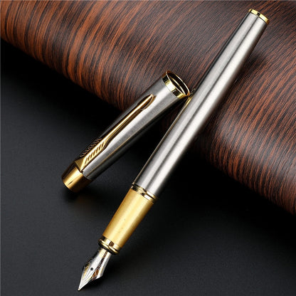 0.5mm Nib Luxury Silver Plating Fountain Pen