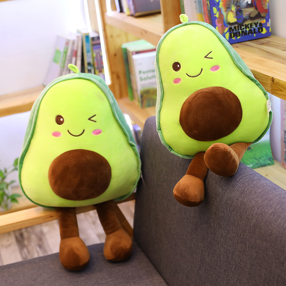 30-85CM Cute 3D Avocado Stuffed Plush Toy