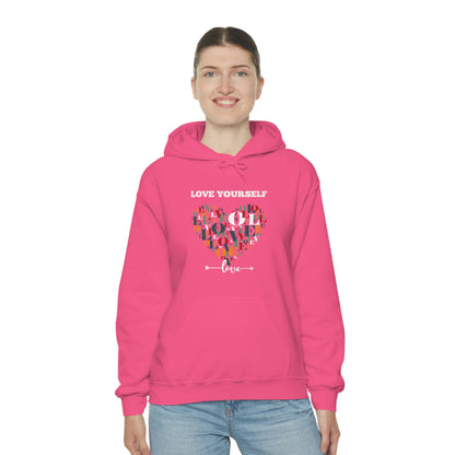 Love Yourself- Unisex Heavy Blend™ Hooded Sweatshirt