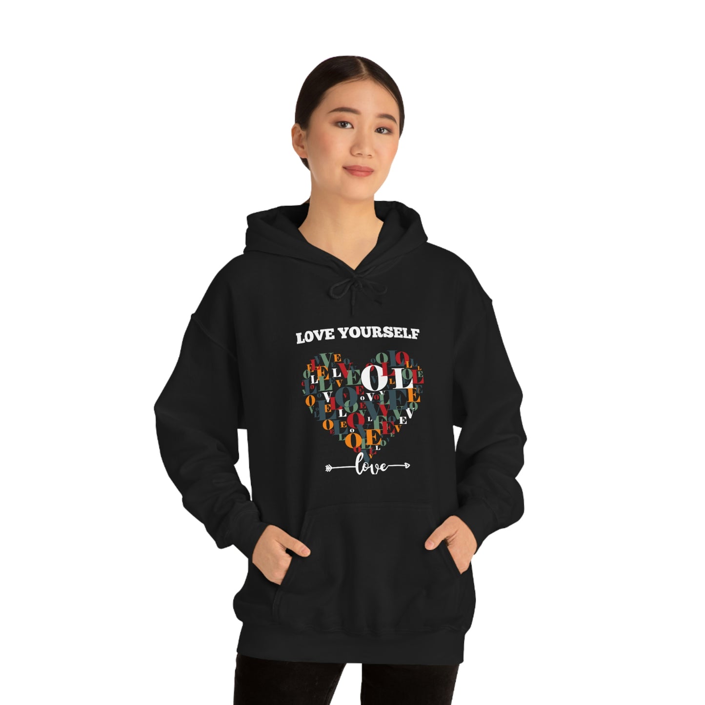 Love Yourself- Unisex Heavy Blend™ Hooded Sweatshirt