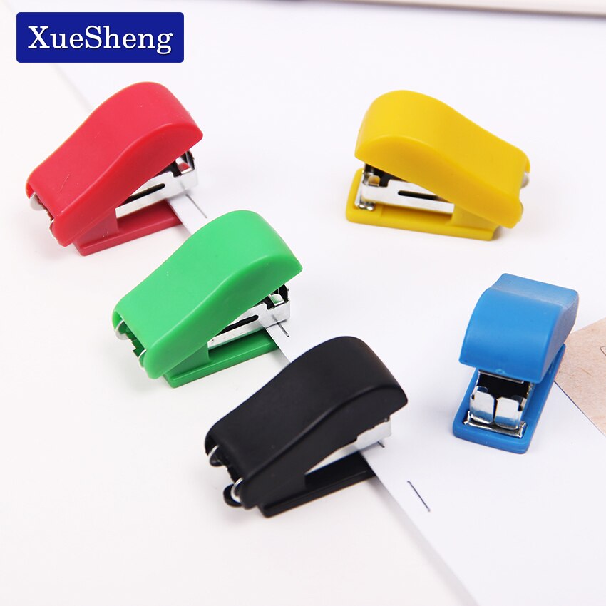 Mini Small Portable Stapler Office Staple Student Gift Stapling Machine Grampeador Office Binding Supplies