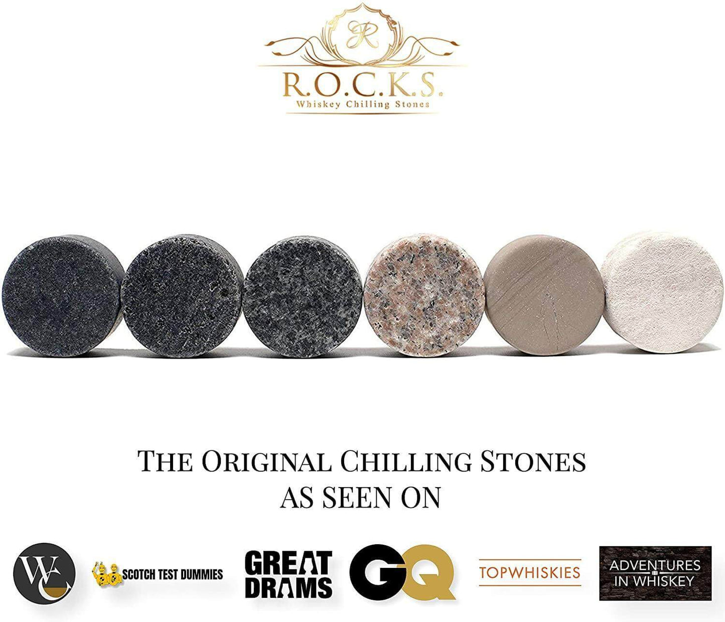 The Original Rocks Whiskey Chilling Stones