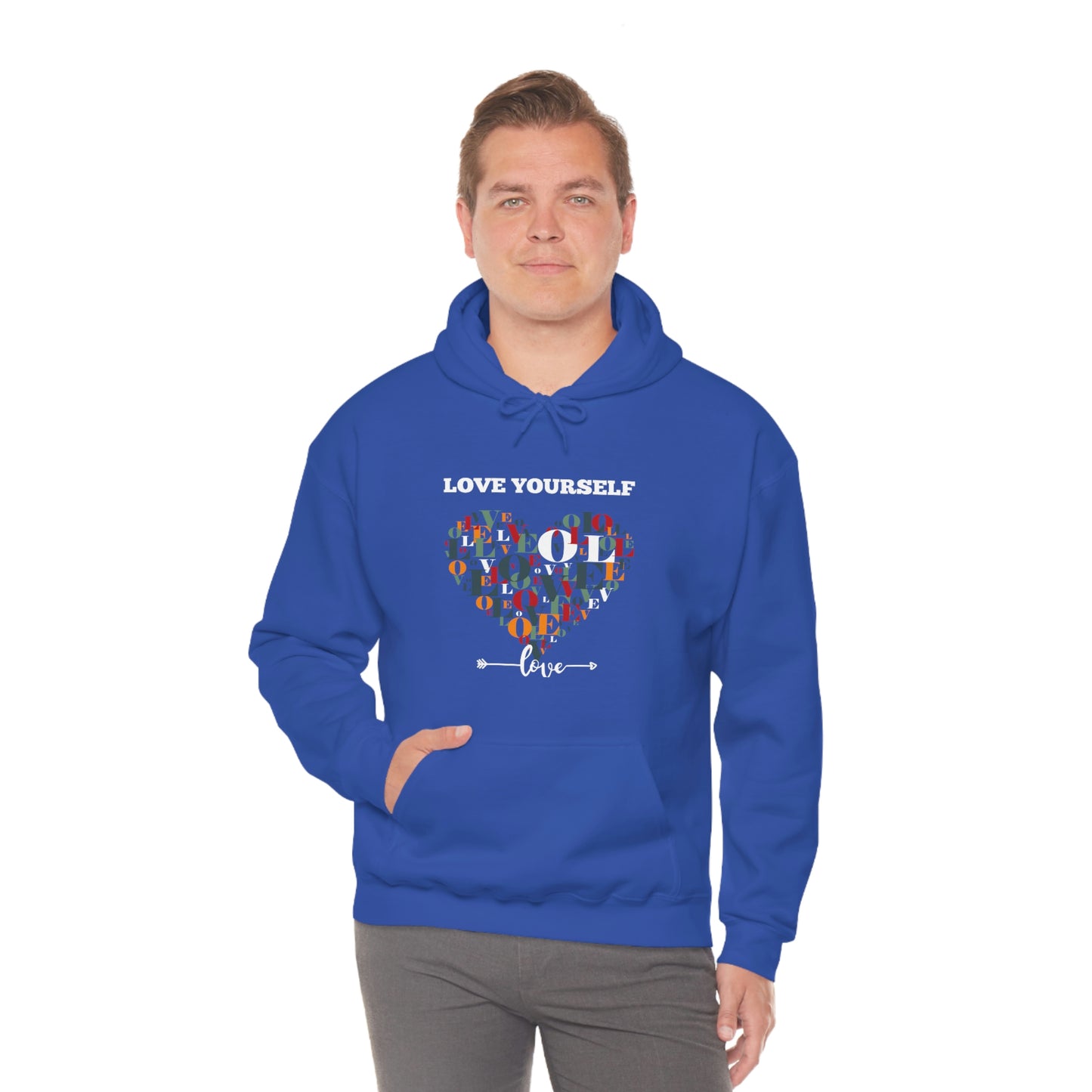 Love Yourself- Unisex Heavy Blend™ Hooded Sweatshirt