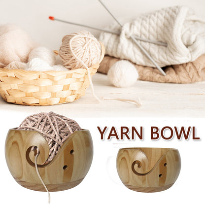 Wooden Yarn Bowl