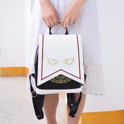 Angel Wings Leather Backpack