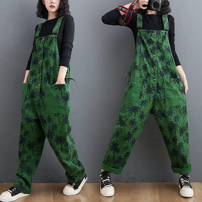 Straight Green Jumpsuit