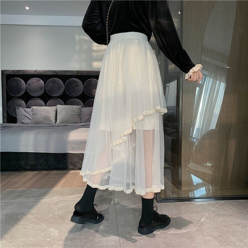 Women Chiffon Skirt