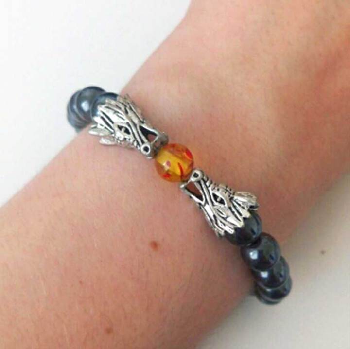 Dragons' Orb Hematite Bracelet