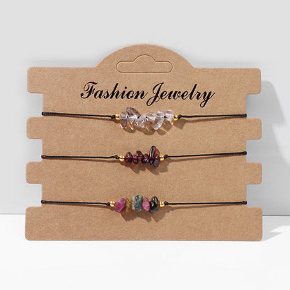 Natural Stone Bracelet set of 3