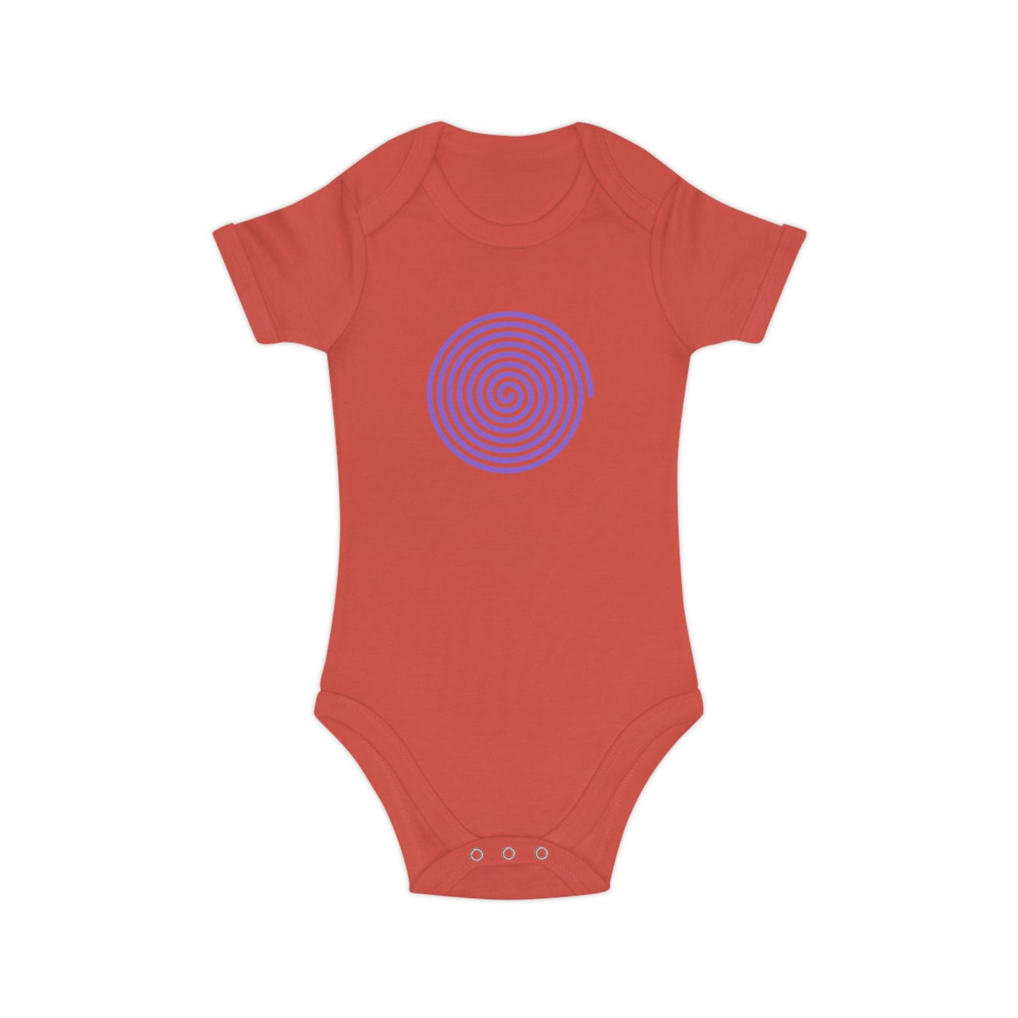 Pattern - Combed Cotton Baby Bodysuit