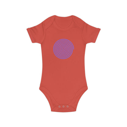 Pattern - Combed Cotton Baby Bodysuit