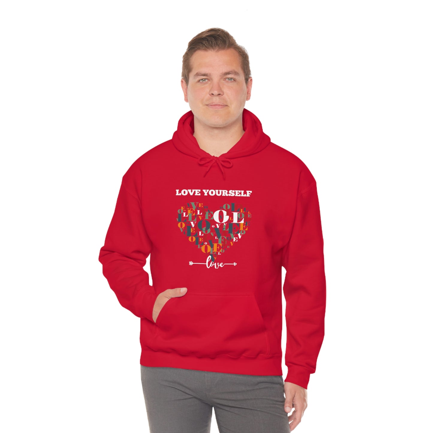 Love Yourself- Unisex Heavy Blend™ Hooded Sweatshirt