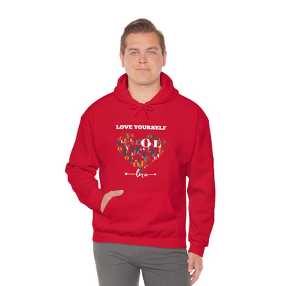 Love Yourself- Unisex Heavy Blend™ Hooded Sweatshirt