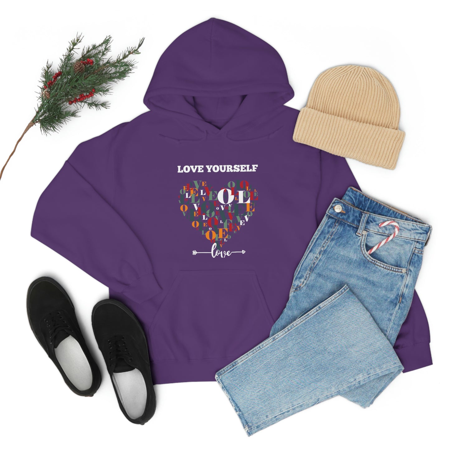 Love Yourself- Unisex Heavy Blend™ Hooded Sweatshirt