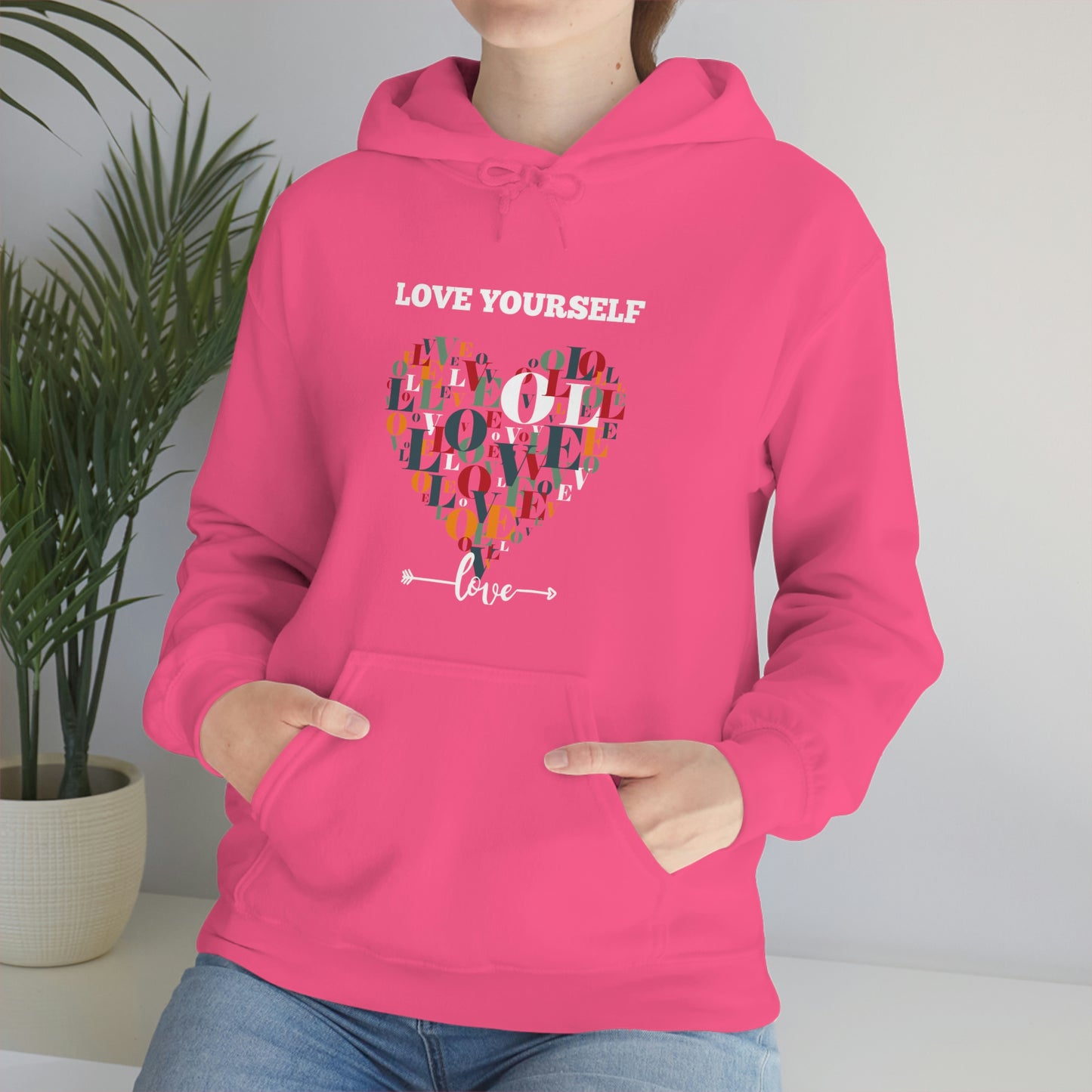 Love Yourself- Unisex Heavy Blend™ Hooded Sweatshirt