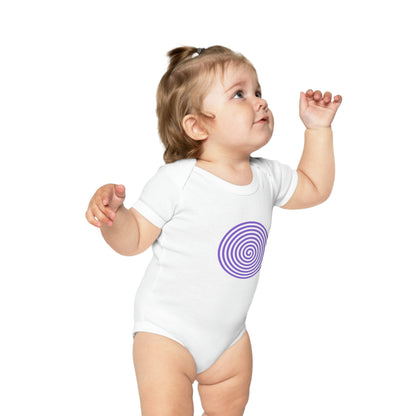 Pattern - Combed Cotton Baby Bodysuit