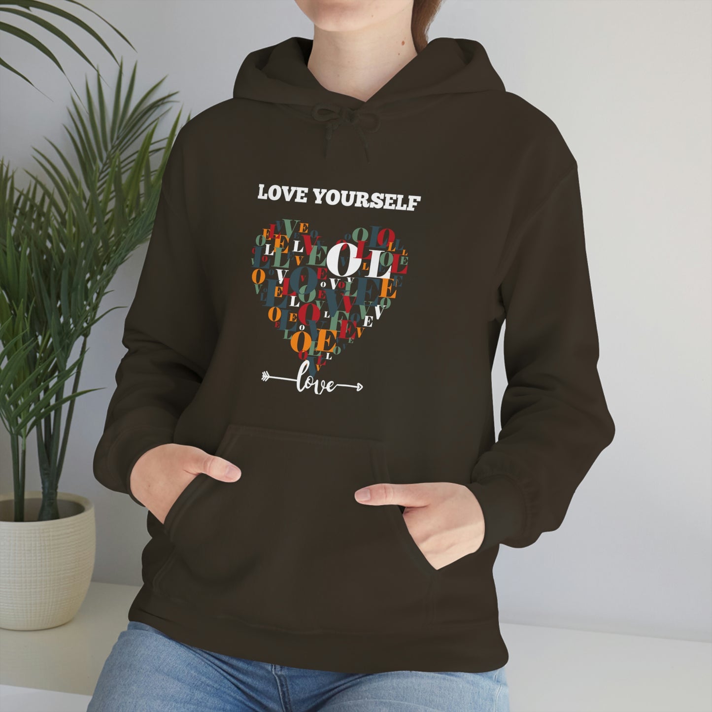 Love Yourself- Unisex Heavy Blend™ Hooded Sweatshirt