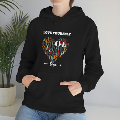 Love Yourself- Unisex Heavy Blend™ Hooded Sweatshirt