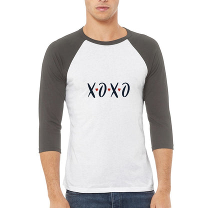 Unisex 3/4 sleeve Raglan T-shirt