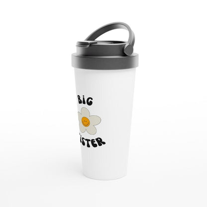 Sisters- White 15oz Stainless Steel Travel Mug