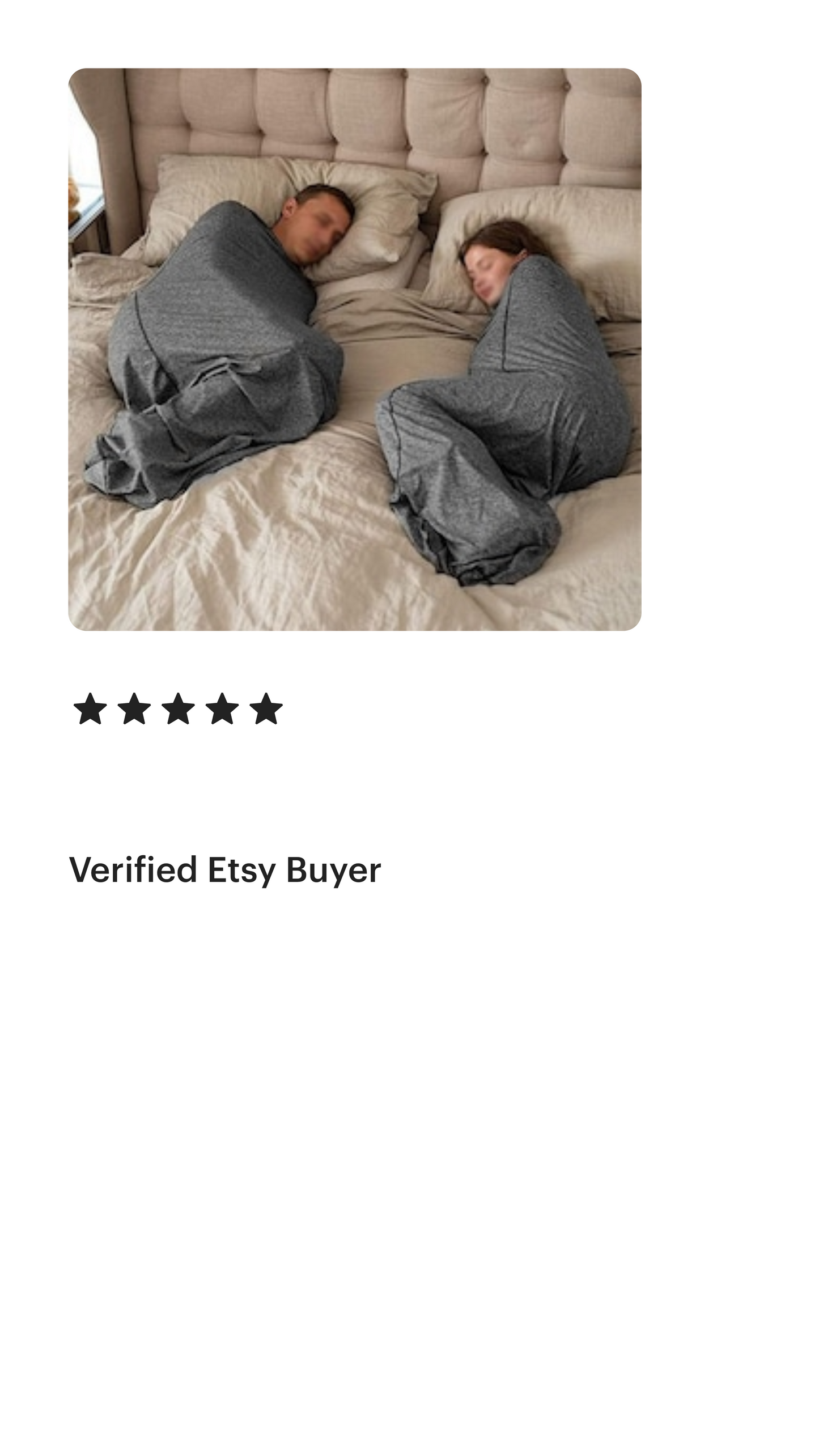 Compression Weighted Sleep Blanket