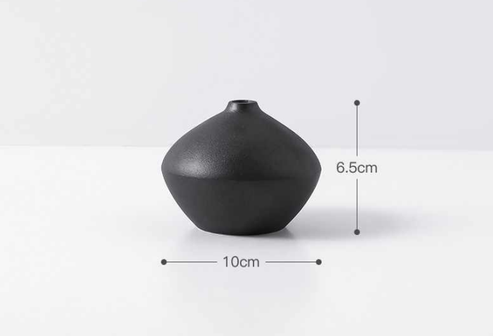 Ceramic Black Vase